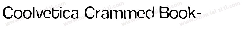Coolvetica Crammed Book字体转换